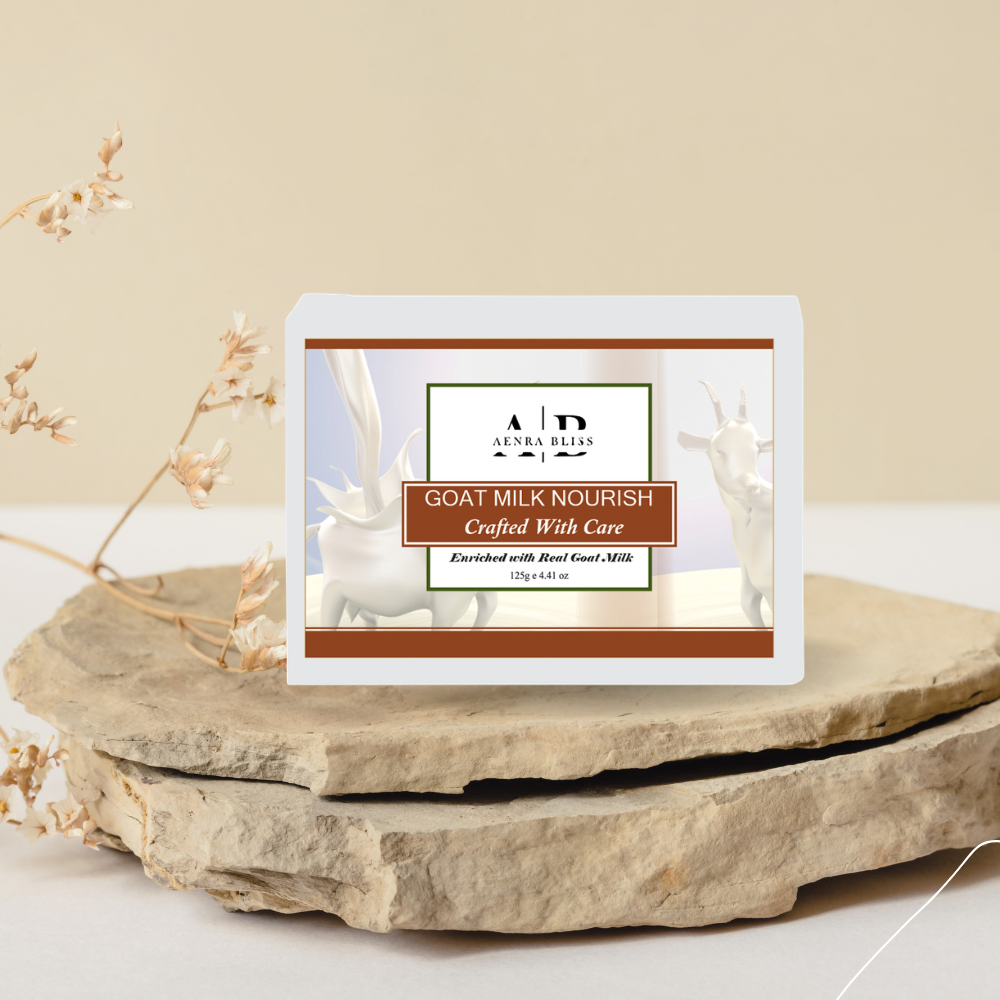 Goat Milk Nourish Bar 125g | Moisturizing Goat Milk Soap | Gentle & Skin-Friendly Cleanse