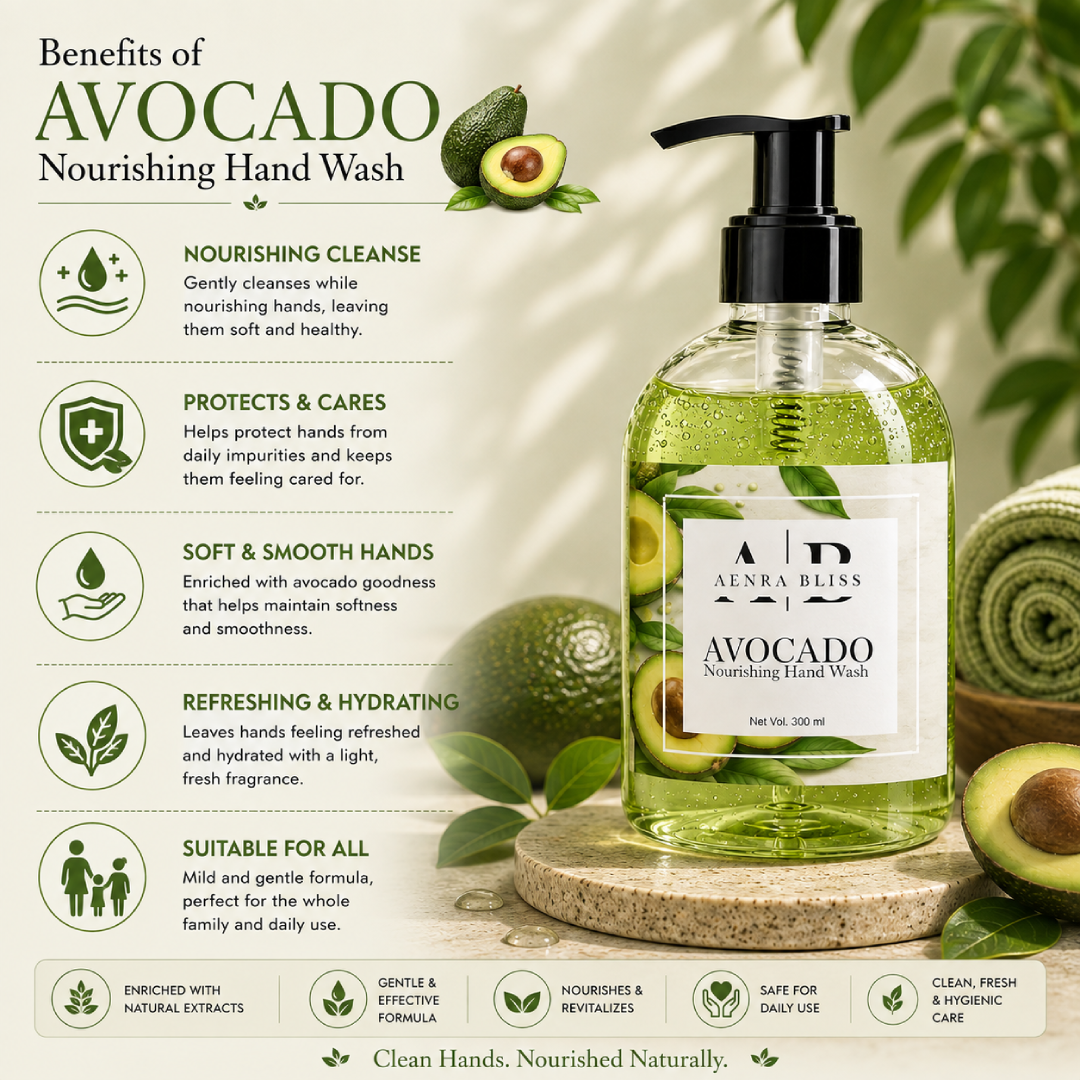 Aenra Bliss Avocado Nourishing Hand Wash - 300ml - Image 2