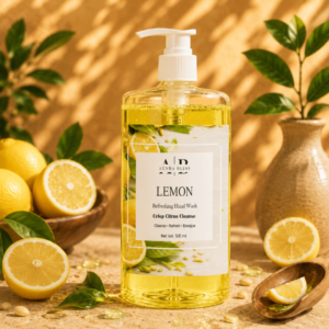 Aenra Bliss Lemon Refreshing Hand Wash – 500ml | Refreshing Lemon Fragrance | Gentle Daily Hand Cleanser