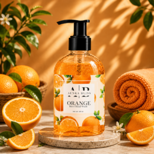 Aenra Bliss Orange Burst Hand Wash – 300ml | Refreshing Orange Fragrance | Gentle Daily Hand Cleanser