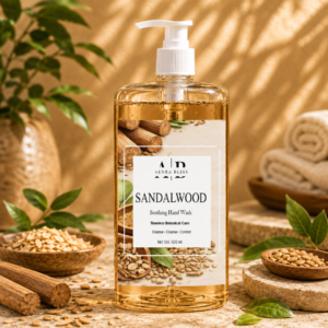 Aenra Bliss Sandalwood Soothing Hand Wash – 500ml | Refreshing Sandalwood Fragrance | Gentle Daily Hand Cleanser