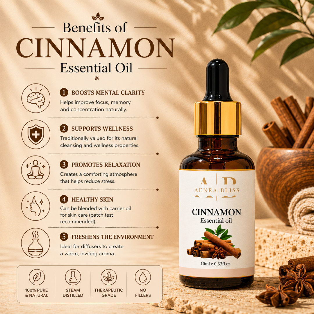 Aenra Bliss Cinnamon Essential Oil - 10ml - Image 2