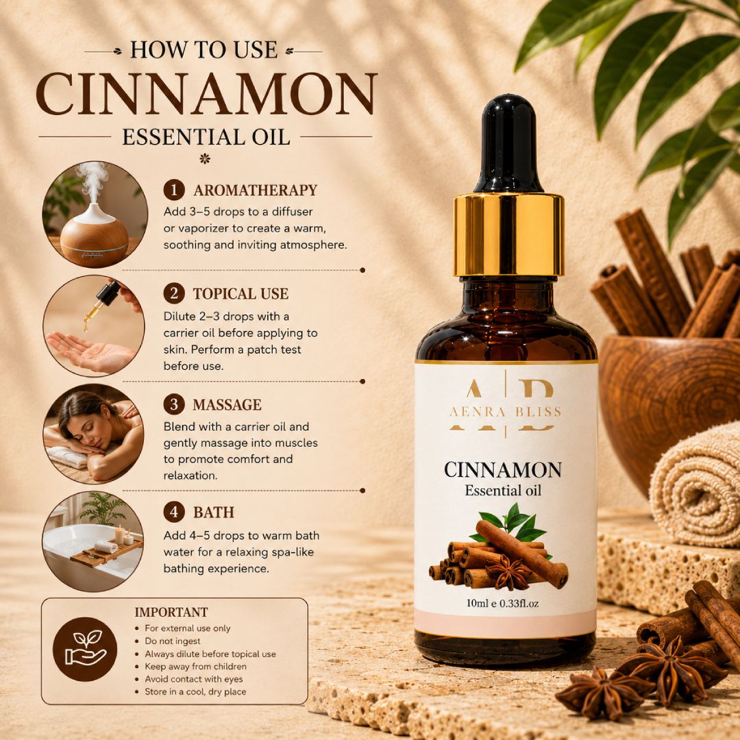 Aenra Bliss Cinnamon Essential Oil - 10ml - Image 3